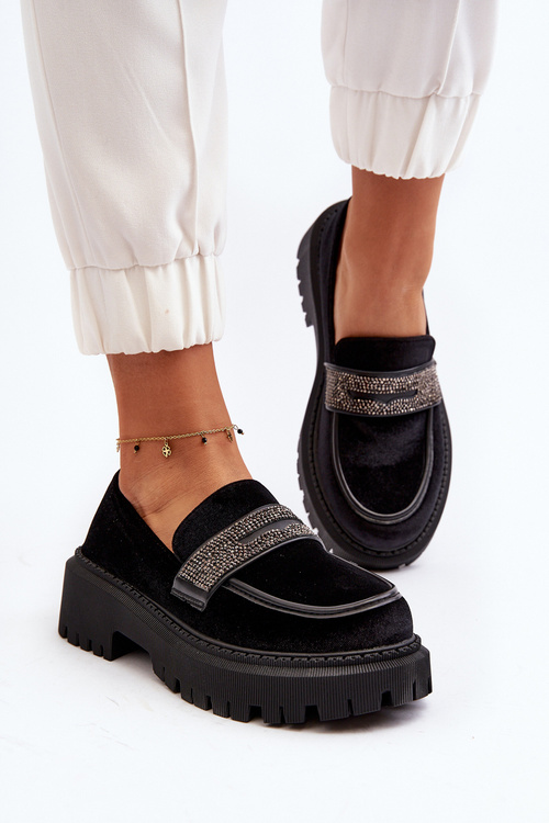 Dámske žlté mokasíny s ozdobou Čierne Wendreda