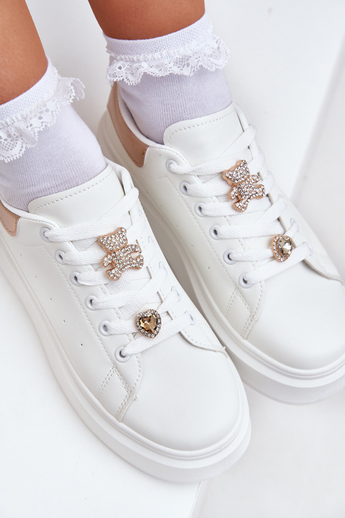 Dámské tenisky s kroužky bílé Bralinea