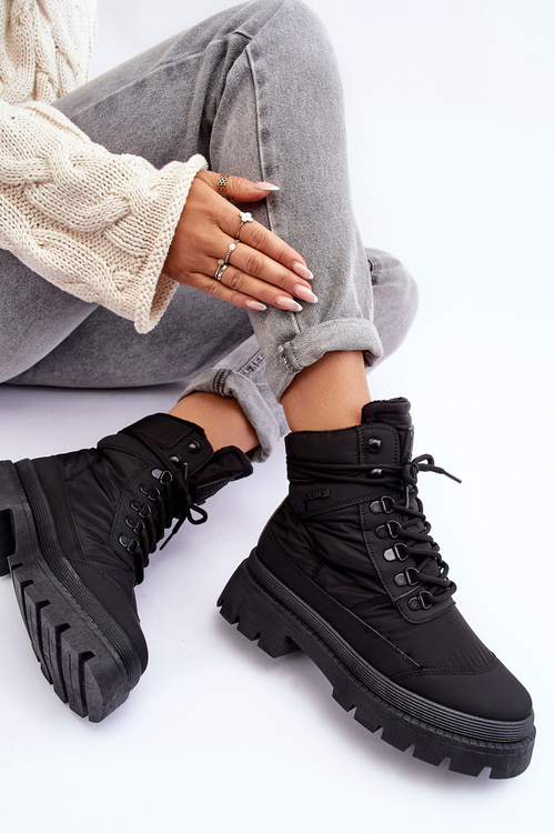 Dámske topánky Izolované topánky na plošine a ploché podpätky Big Star MM274338 Black