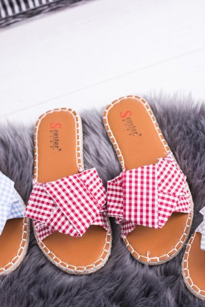 Dámské Papuče Pin-up Girl červené