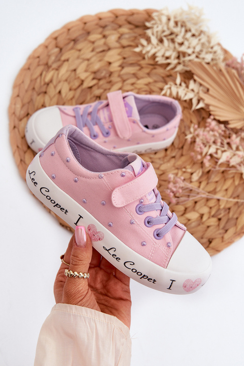 Dievčenské tenisky Lee Cooper LCW-24-02-2160 Ružové