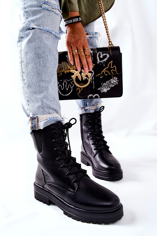 Boty Izolované Sergio Leone černé TR756