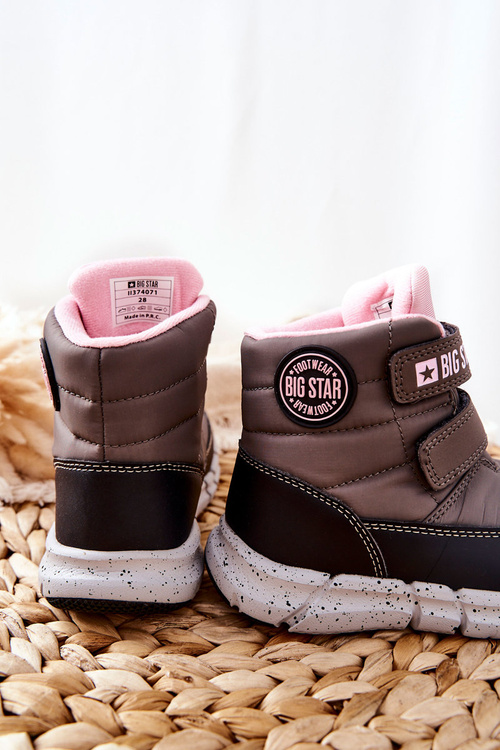 Dětské Sněhové Memory Foam Big Star II374071 šedé