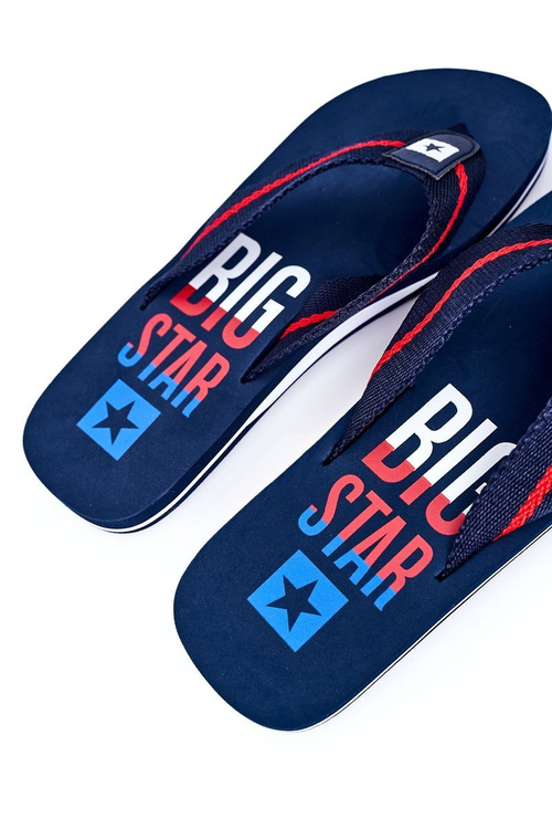 Pánské Žabky Big Star FF174478 Tmavě Modré