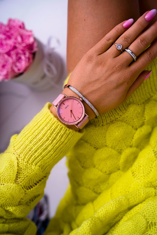 Dámské Hodinky Ernest Růžové Belven