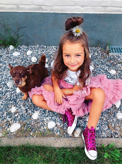 Detské trblietavé tenisky spojenecká Fuksia