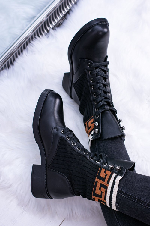 Dámské kotníkové boty černé Herse