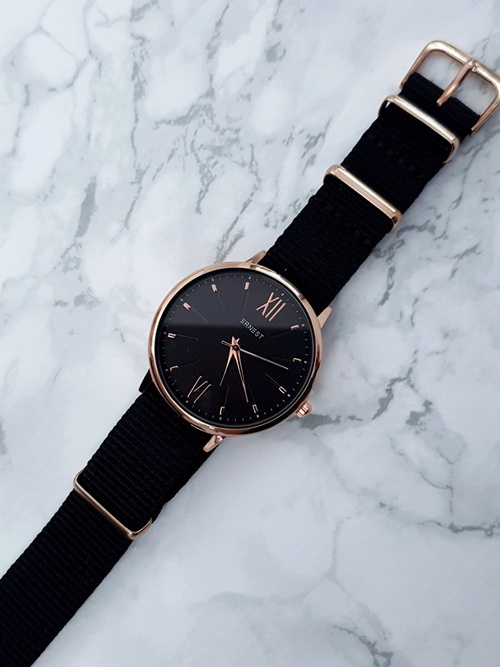 Dámské Hodinky Ernest Fousie černé