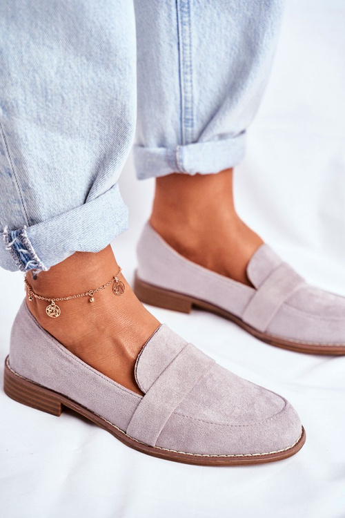 Dámska šedá semišová obuv Cintra