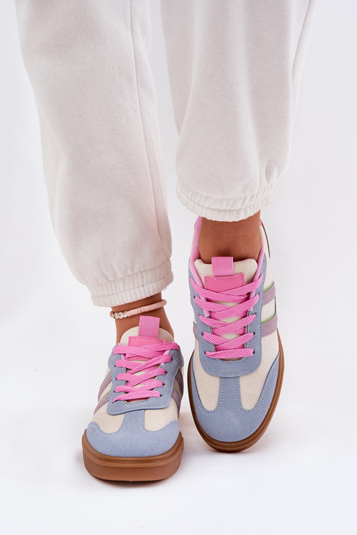 Dámské Tenisky Z Eko Semiše Multikolor Satylies