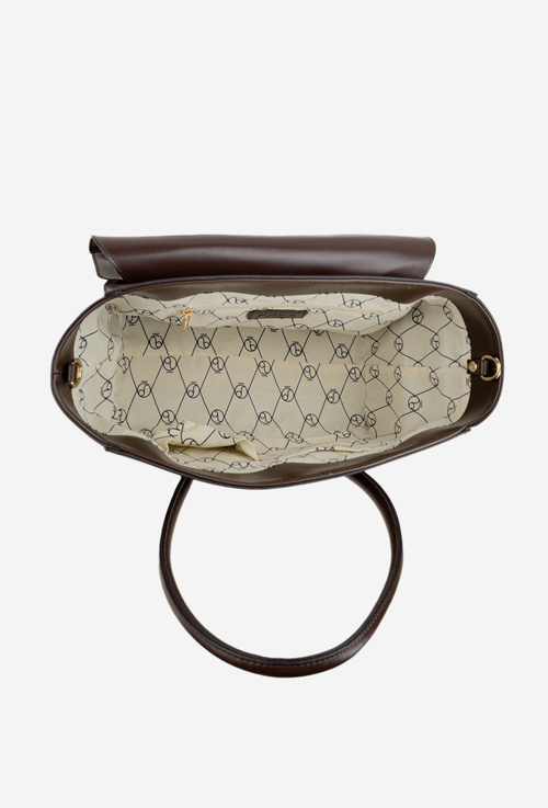 Kufříková kabelka NOBO BAG5810-M17 Čokoládová