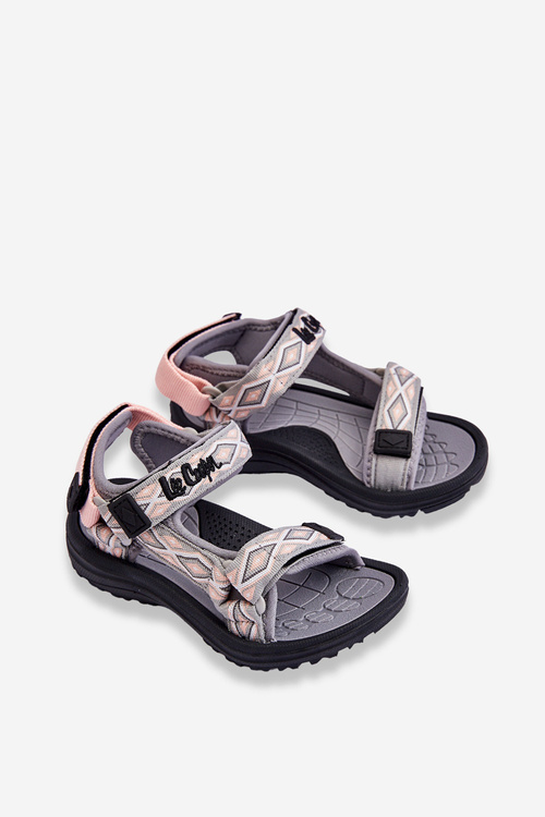 Dětské sandály Lee Cooper LCW-23-34-1681 Šedo-růžová