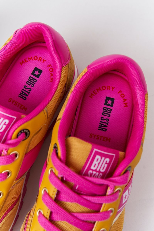 Dámské Tenisky Memory Foam Big Star HH274273 Žluté