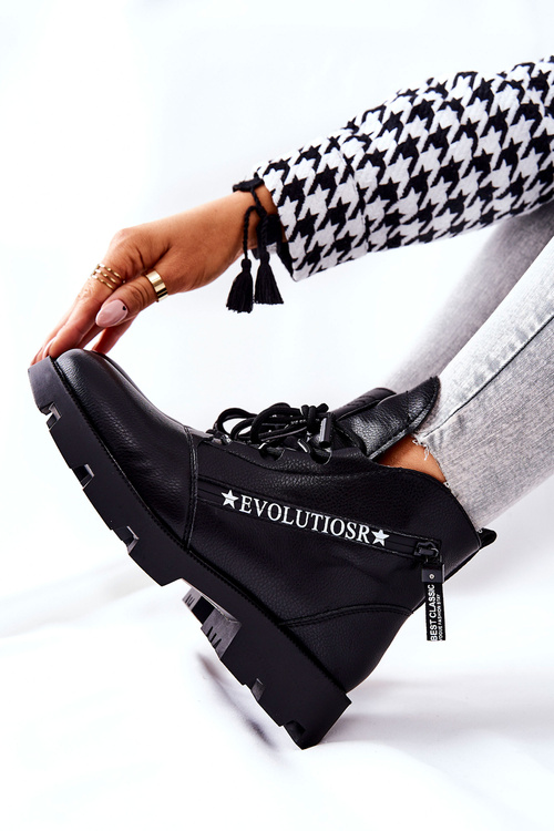 Topánky izolované kožušinou Sergio Leone Black TR740