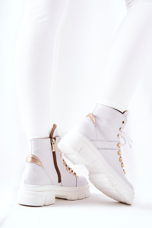 Kožené izolované topánky Bresscia