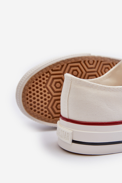 Nízke dámske tenisky Big Star NN274274 Biele