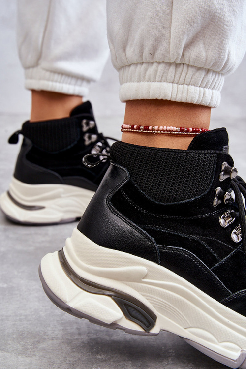 Dámská vysoká sportovní obuv GOE KK2N4098 Černe