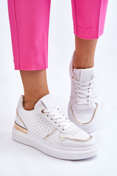 Dámska klasická biela eliášová športová obuv