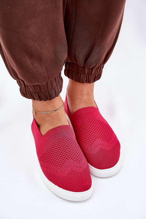 Dámske Slip-on Tenisky Big Star FF274A605 Fuksia