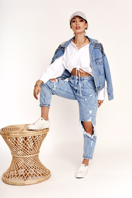 Dámské Kožené Tenisky Big Star GG274194 Bílé