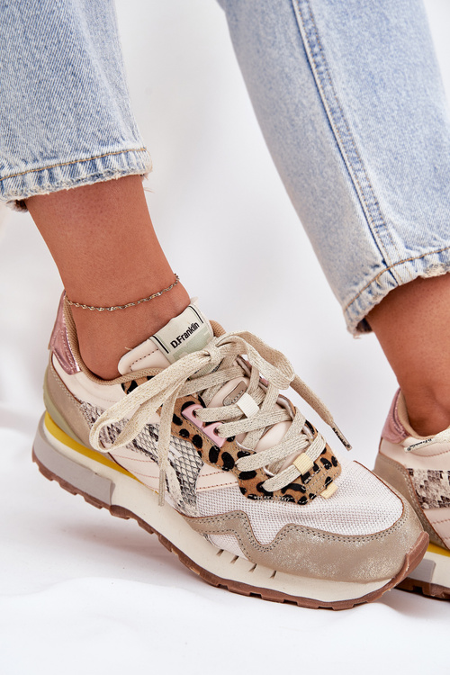 Tenisky Športové Topánky Dámske D.Franklin DFSH378006 Zlaté