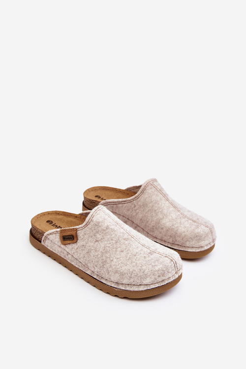 Dámské domácí pantofle Inblu DJ000010 světle béžové