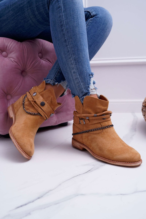Dámské Boty A3705 Camel Lucky