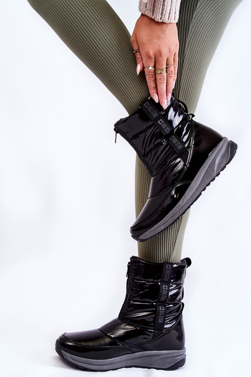 Dámske snehové topánky veľká hviezda KK274392 čierna