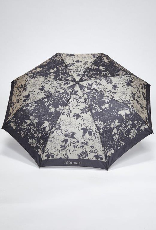 Skládací deštník Monnari UMB0060-M15 Grafitově béžove