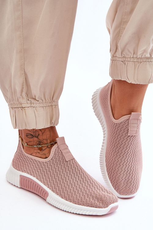 Klasické slip-on tenisky Světle růžová Frankie