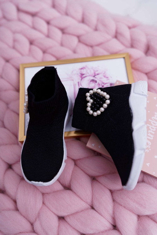 Dětská Obuv Sportovní Slip On Černé Sammy