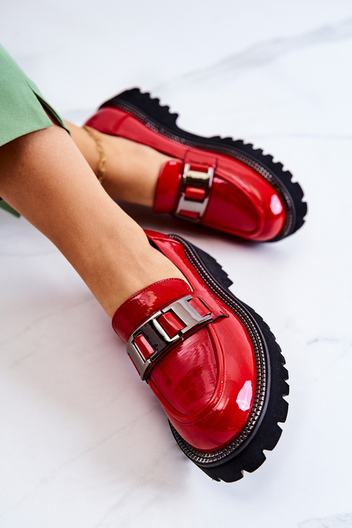 Lakované boty Červené Corine