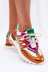 Kožené Polobotky Tenisky Dámske Artiker 56C1737 Mmulticolor