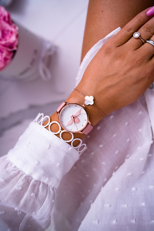 Dámske hodinky Michael John Pink Ivaria