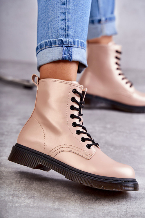 Dámské kozačky barvy růžove Lavita