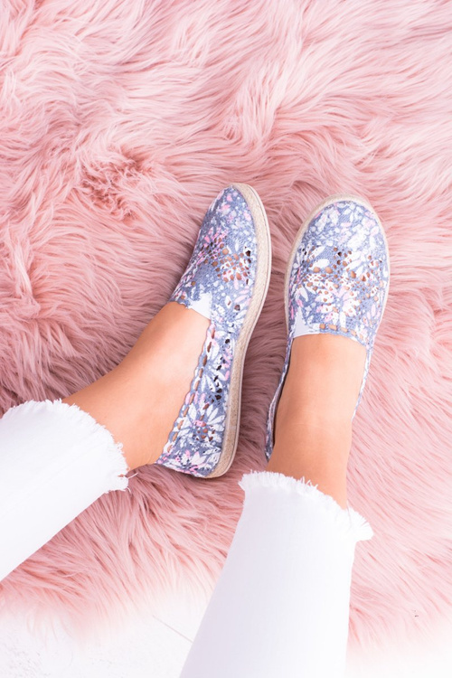 Svetlošedé espadrilles dámskeho fulda tenisky