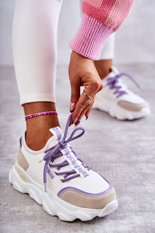 Dámské tenisky Memory Foam System Big Star KK274029 Bíle