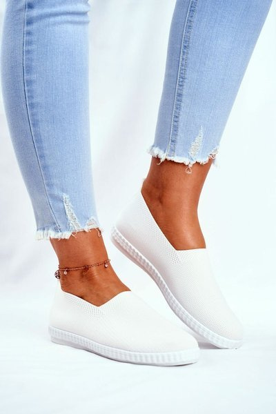 Dámské Tenisky Slip-on Bílé Grigio