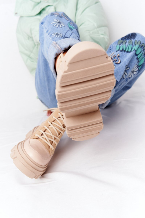 Semišové Boty Lewski Shoes 3007-0 Sandové