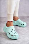 Dámské pěnové pantofle Crocs Máta Coline