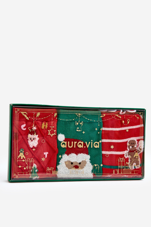 Vianočná súprava mládežníckych 3-balíkových ponožiek