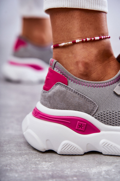 Dámske tenisky pamäťové penové systém Big Star KK274030 Gray