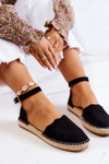 Dámské espadrilky se sponou Černá Bonetti