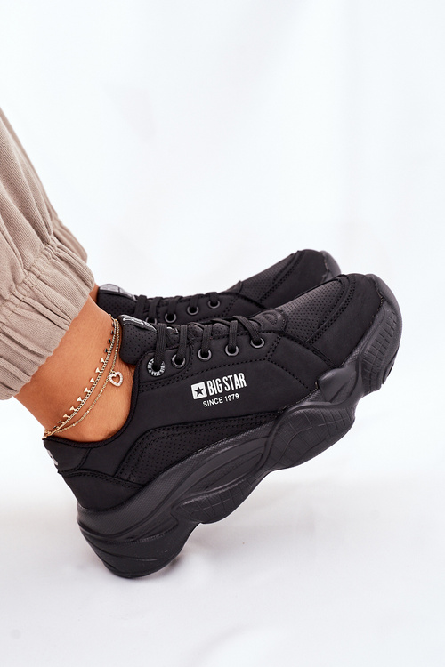 Dámska športová topánka Pamäť pamäť Penu veľká hviezda II274356 čierna