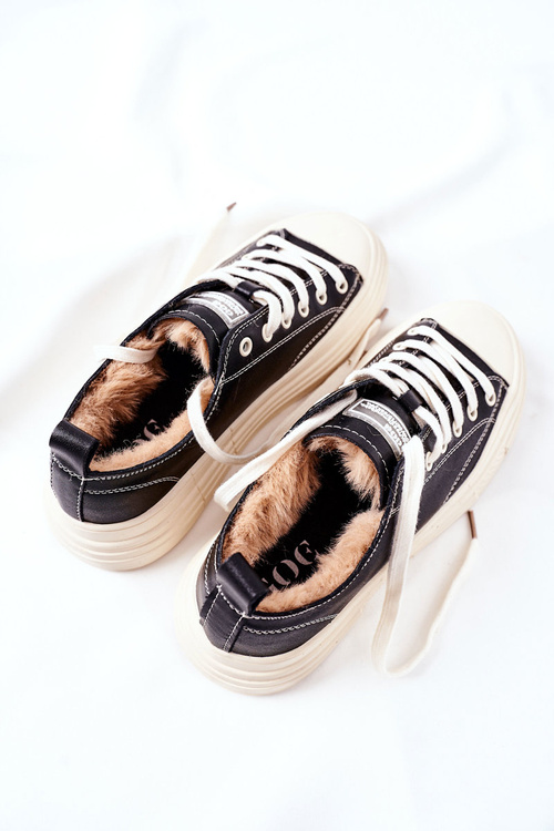 Dámské Zateplené Tenisky GOE II2N4035 Černé