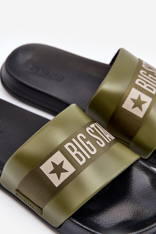 Mužské Klasické Papuče Big Star LL174458 Khaki