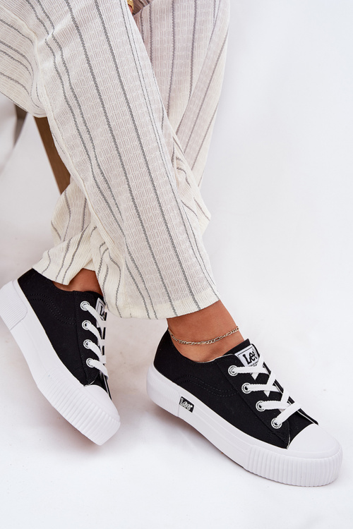 Dámské Tenisky Na Platformě Černé LEE ISLA C WOMEN LOW 50251001