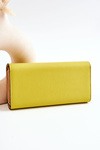 Dámská velká kožená peněženka NOBO M0123-C002 Žlutá