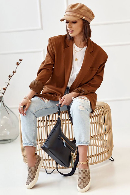 Dámské Tenisky Slip-On Khaki Challenge