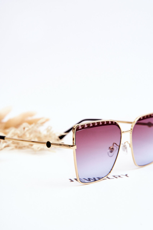 Veľké slnečné okuliare Prius V303 hnedý gradient